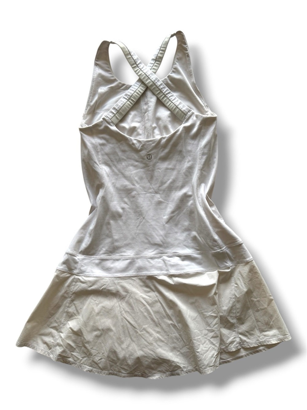 lululemon Hot Hitter Align Dress White Size 6 2013 Luxtreme Tennis Golf